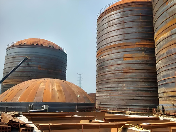 华宁焦粉钢板仓